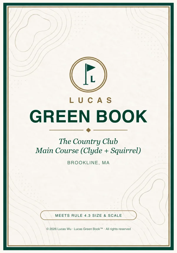 The Lucas Green Book cover for The Country Club — Main Course (Clyde + Squirrel).