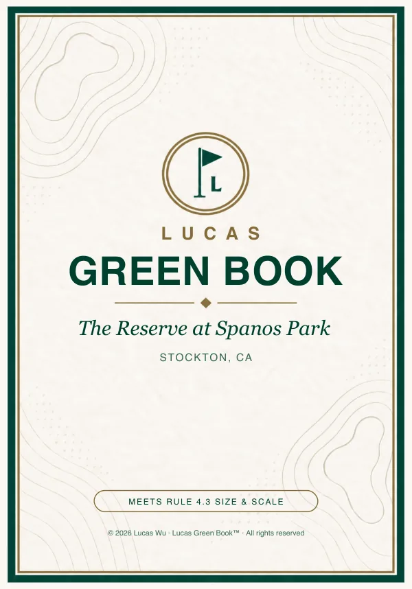 The Reserve at Spanos Park green book cover