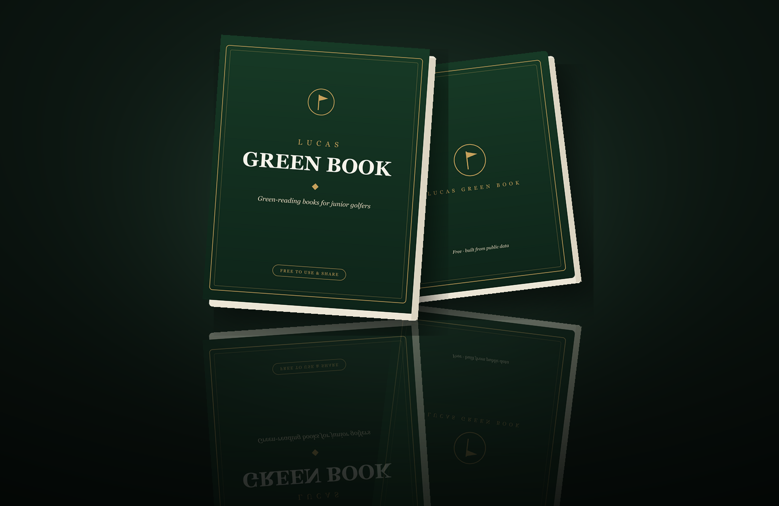 The Lucas Green Book - front and back covers of the printed booklet.